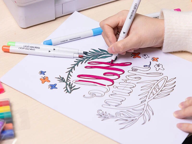 Assorted Joy Sublimation Markers - 6 Pack