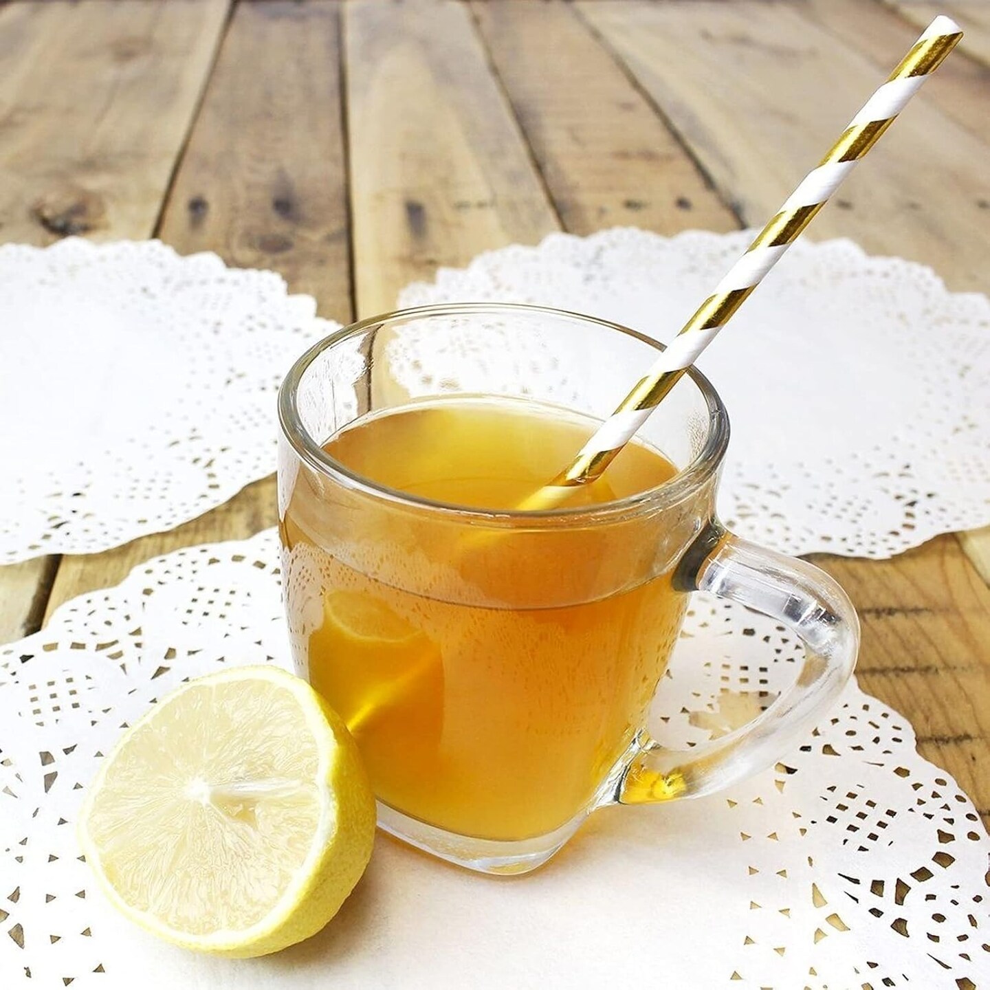 Lace Doilies Paper 250 Pack Set- Decorative Round Placemats Bulk, Table Runner, Cake Box Liners, Desserts, Baked Treat Display