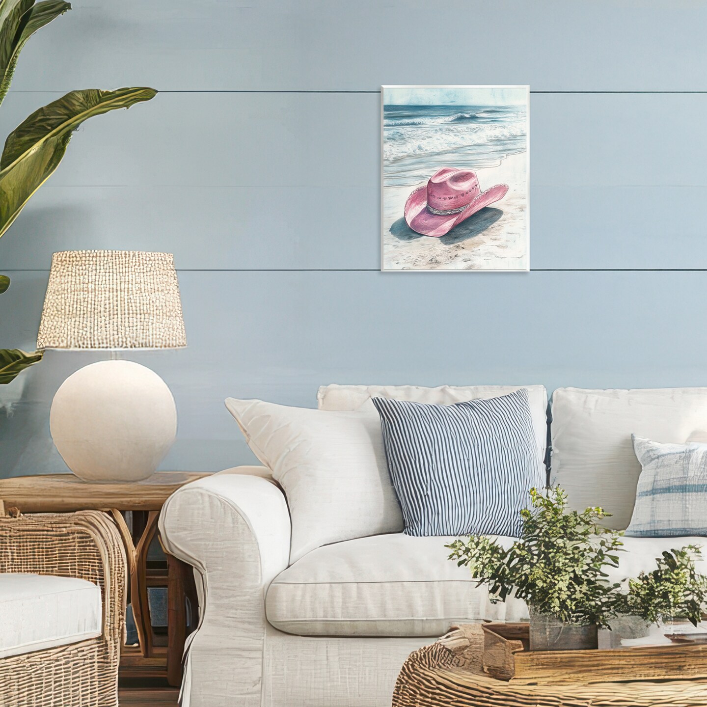 Stupell Industries Cowgirl Hat on Beach Wall Plaque, design by Heidi Kuntz