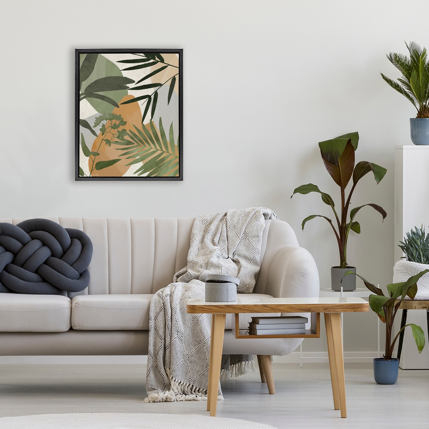 Stupell Industries Rustic Earth Tone Botanicals Floating Frame, design by Amber Sterling