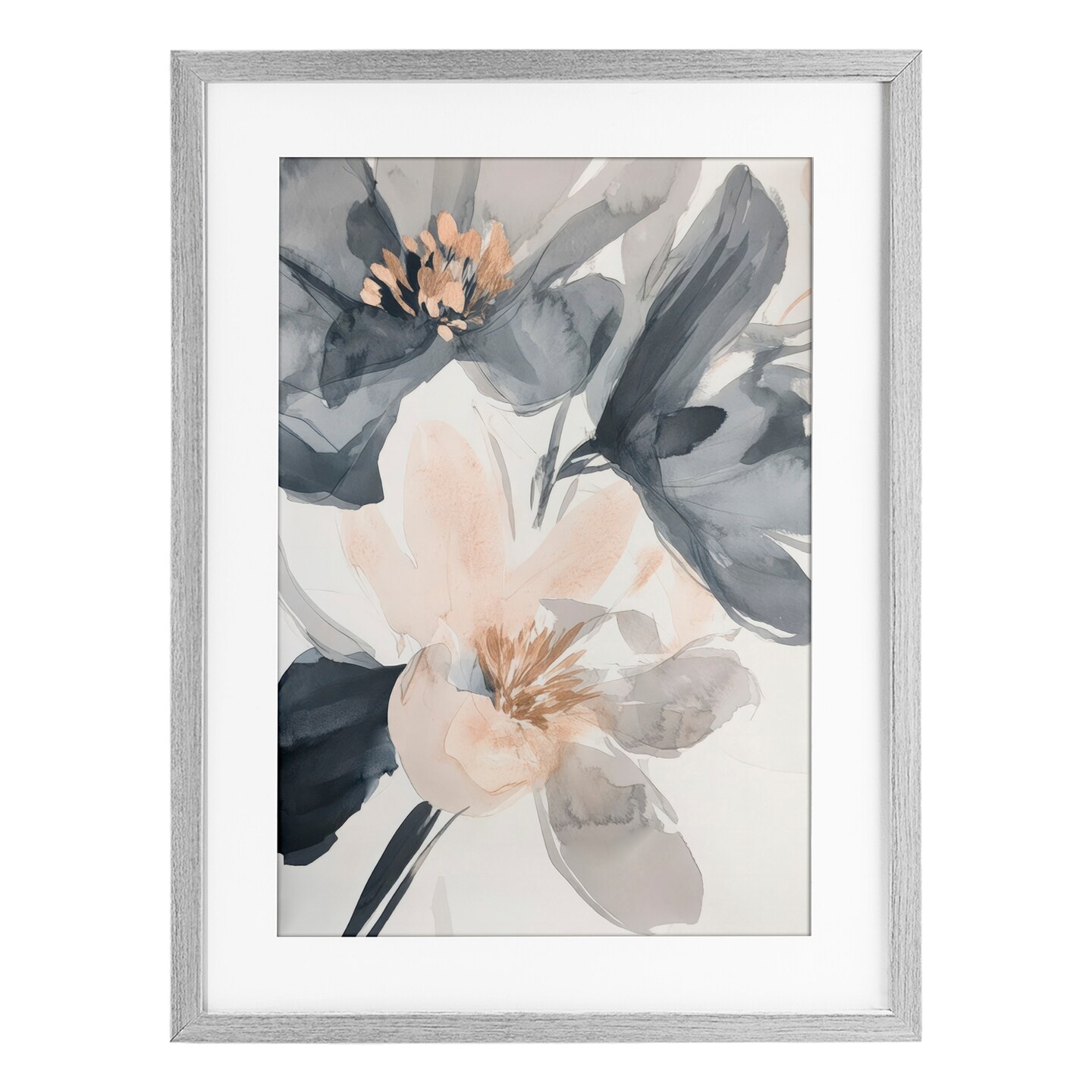 Stupell Industries Abstract Flower Frequencies Framed Print Under Glass, design by Andrea Haase