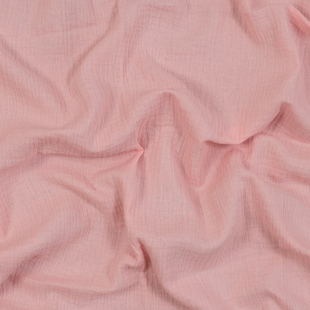 1 Yard Quartz Pink Double Cotton Gauze Talamanca Collection 50 inch Width