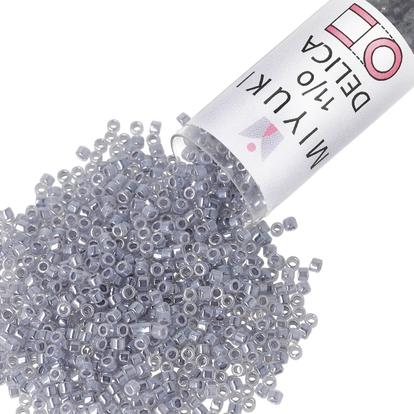 Miyuki Delica Seed Beads – Size 11/0 (1.6 mm), 7.2 g, Approx. 1440