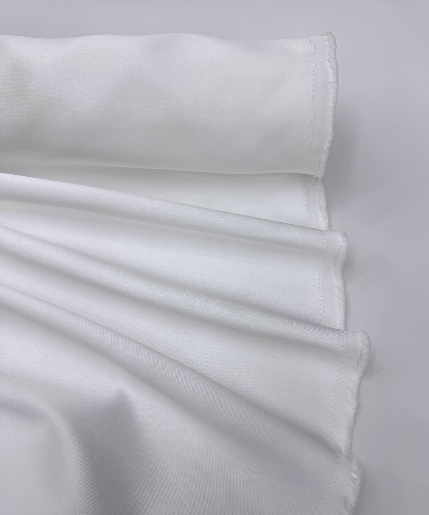 Mikado Satin Fabric by the Yard, 60" Wide Heavyweight Structured Satin for Bridal Gowns, Prom Dresses