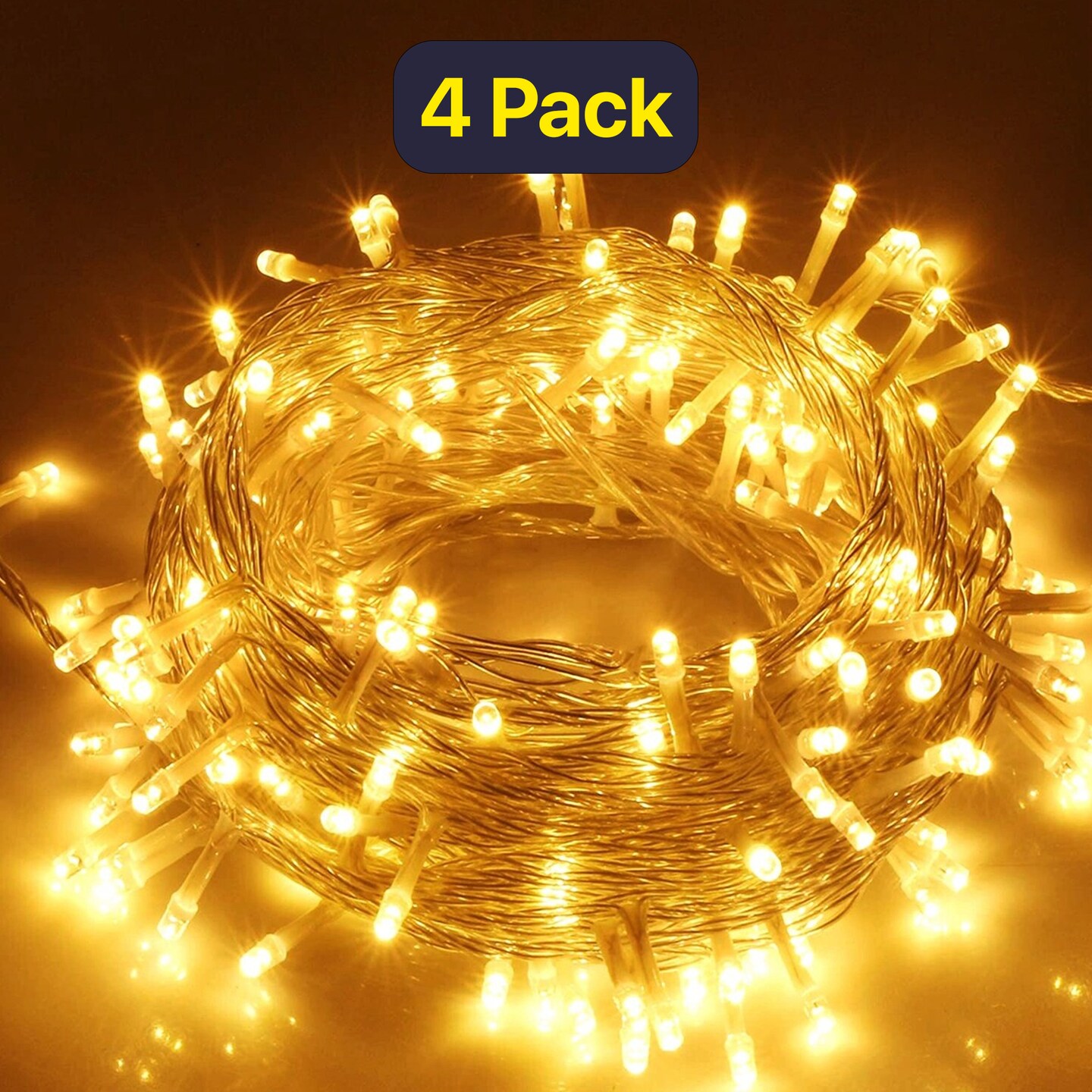 200 LED Curtain String Lights – 6x9 Ft Plug-In Fairy Lights with 8 Modes