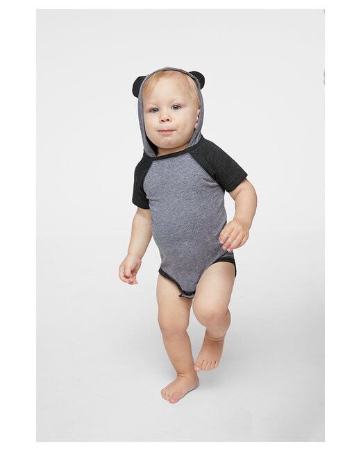Rabbit Skins&#xAE; Infant Character Hooded Bodysuit with Ears