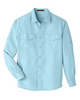 Harriton&#xAE; Men&#x27;s Key West Long-Sleeve Performance Staff Shirt