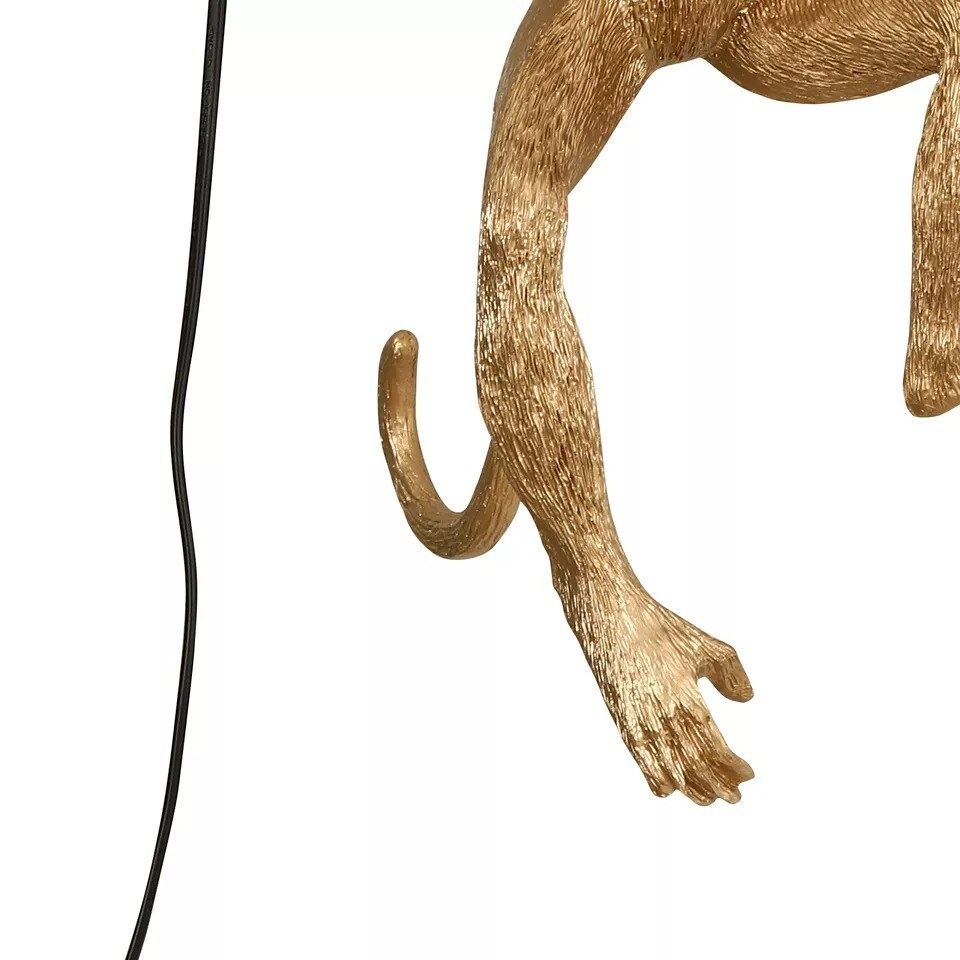 Modern Monkey Wall Lamp Nordic Light Retro Resin Light Monkey Wall Light Fixture