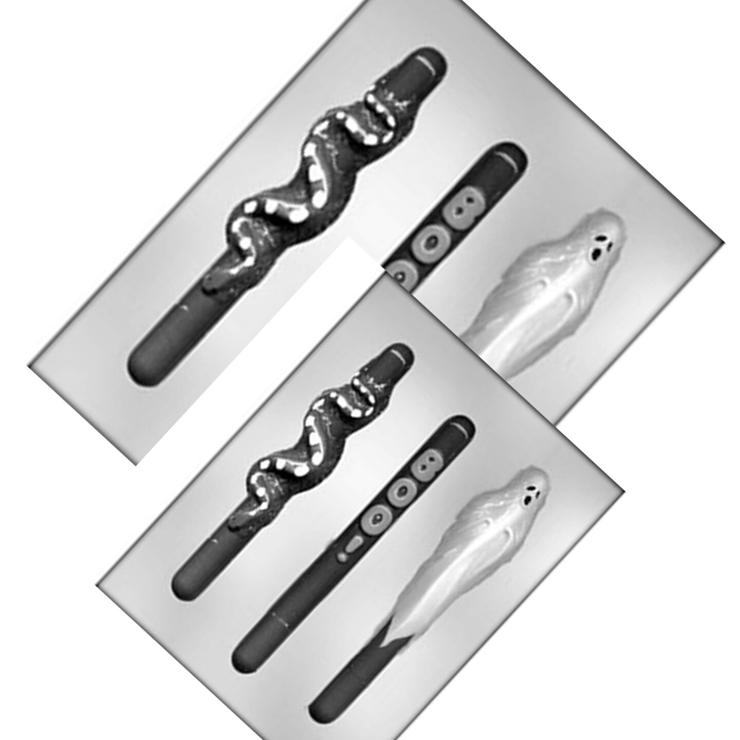 Halloween Pretzel Rod Chocolate Mold for Spooky Treats