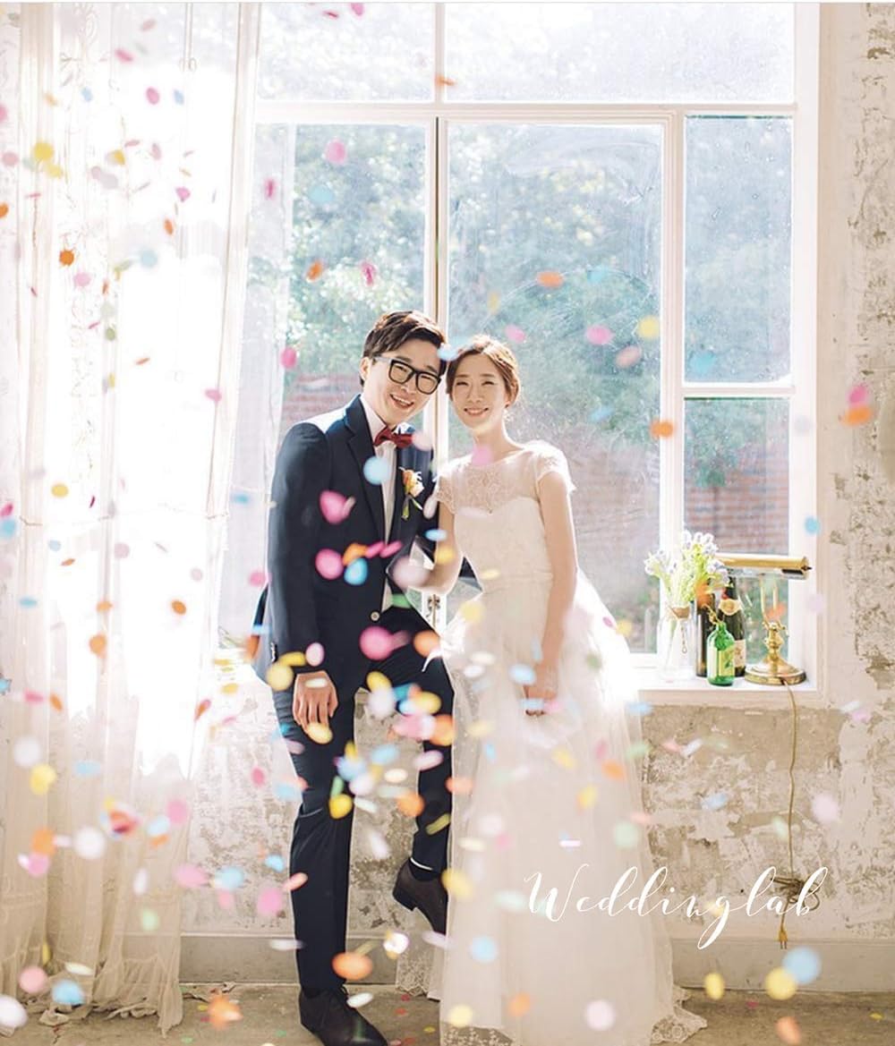 1 inch Tissue Paper Confetti 5000 pcs Circle Confetti Wedding &#x26; Birthday Party Decoration Royal Blue