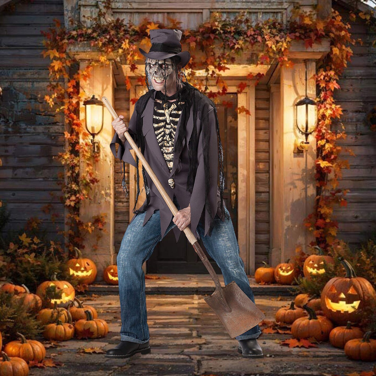 thumbnail image 2 of Scary Halloween Costumes For Men. Face Swap. Insert Your Face ID:1007260 2 of 10