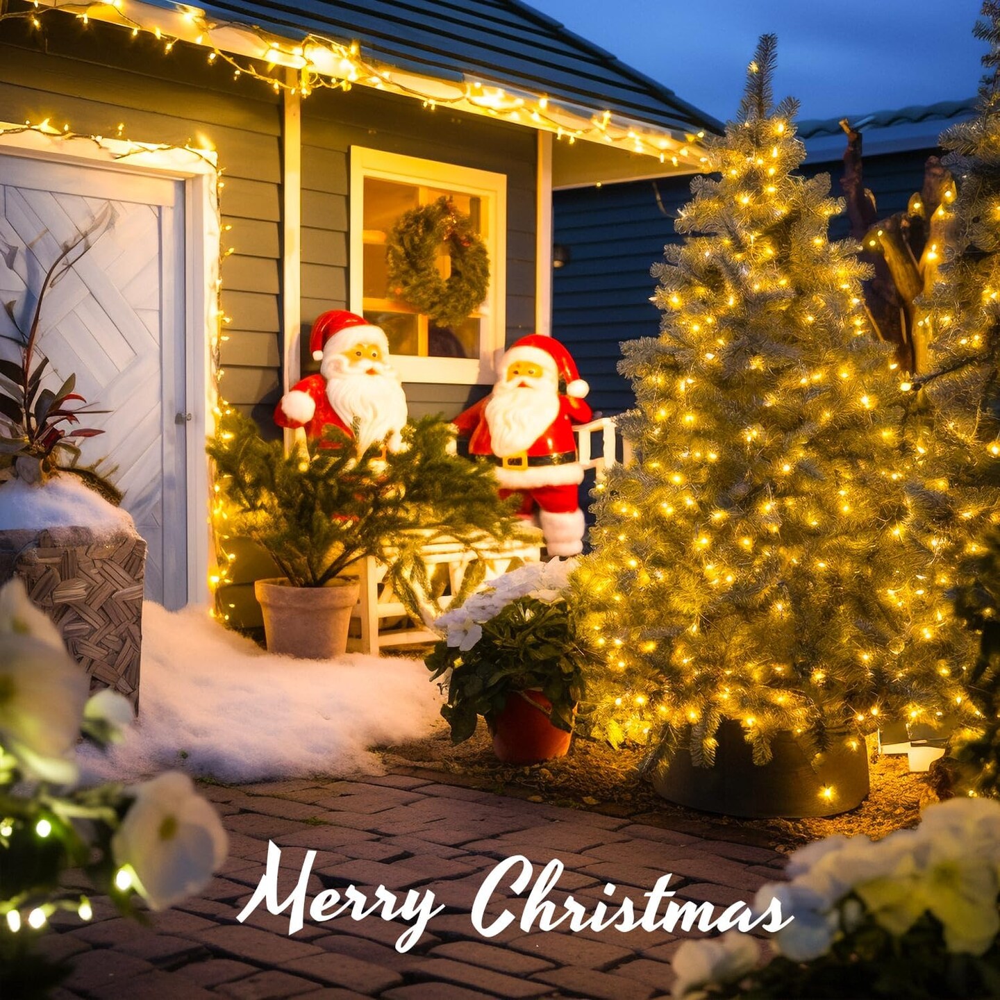 500 LED Warm White Christmas Lights – 163ft Indoor/Outdoor String Lights with Clear Wire, 8 Modes & Timer Remote Control for Tree, Bedroom, Patio, Garden, Wedding & Party Decoration (Warm White)