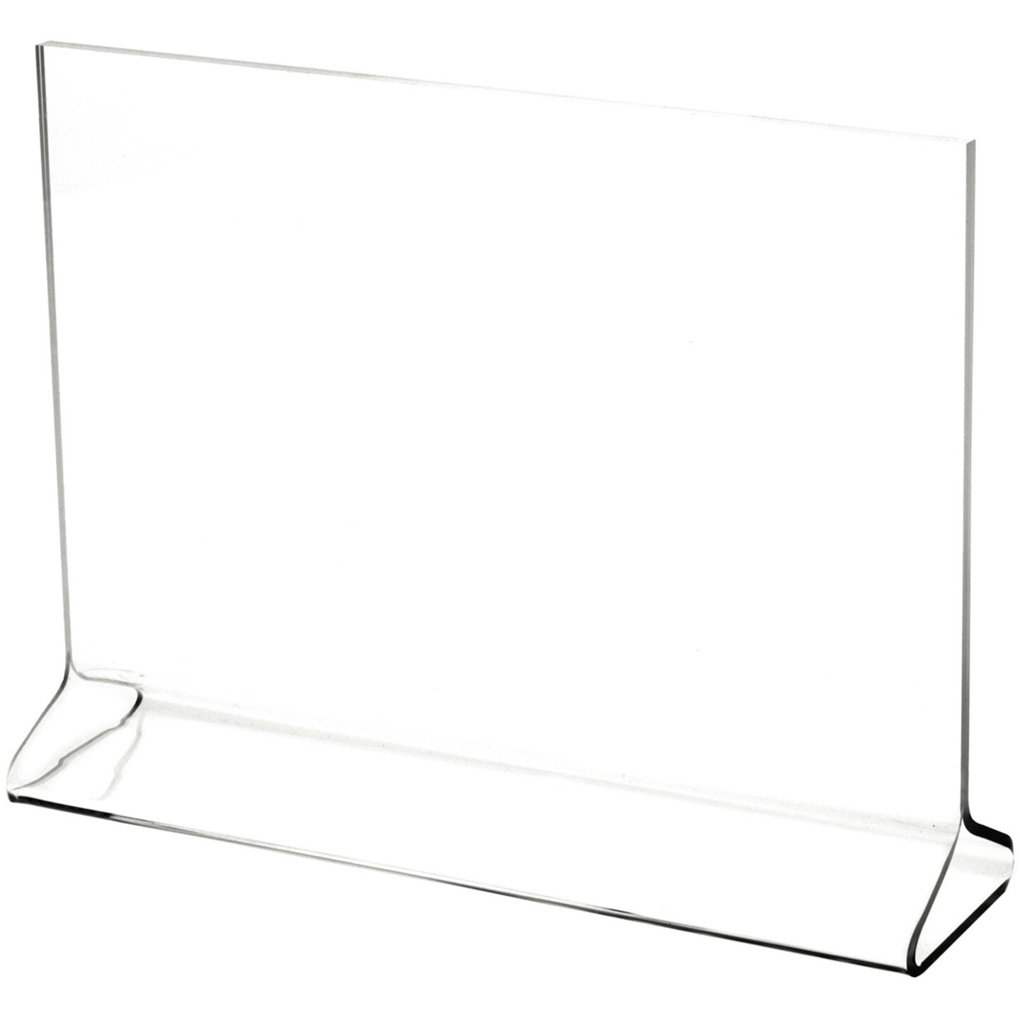 Plymor Clear Acrylic Sign Display / Literature Holder (Top-Load), 9&#x22; W x 6&#x22; H