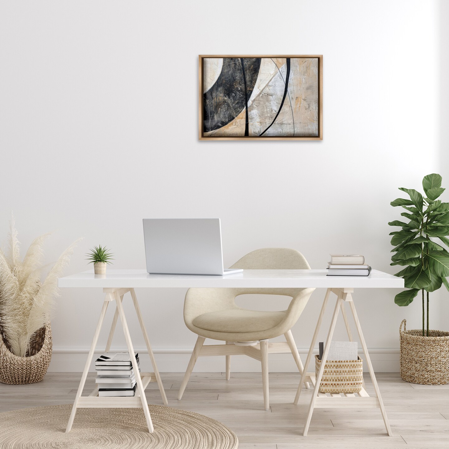 Stupell Industries Arched Urban Abstract Floating Frame Design by LSR Creative Studio