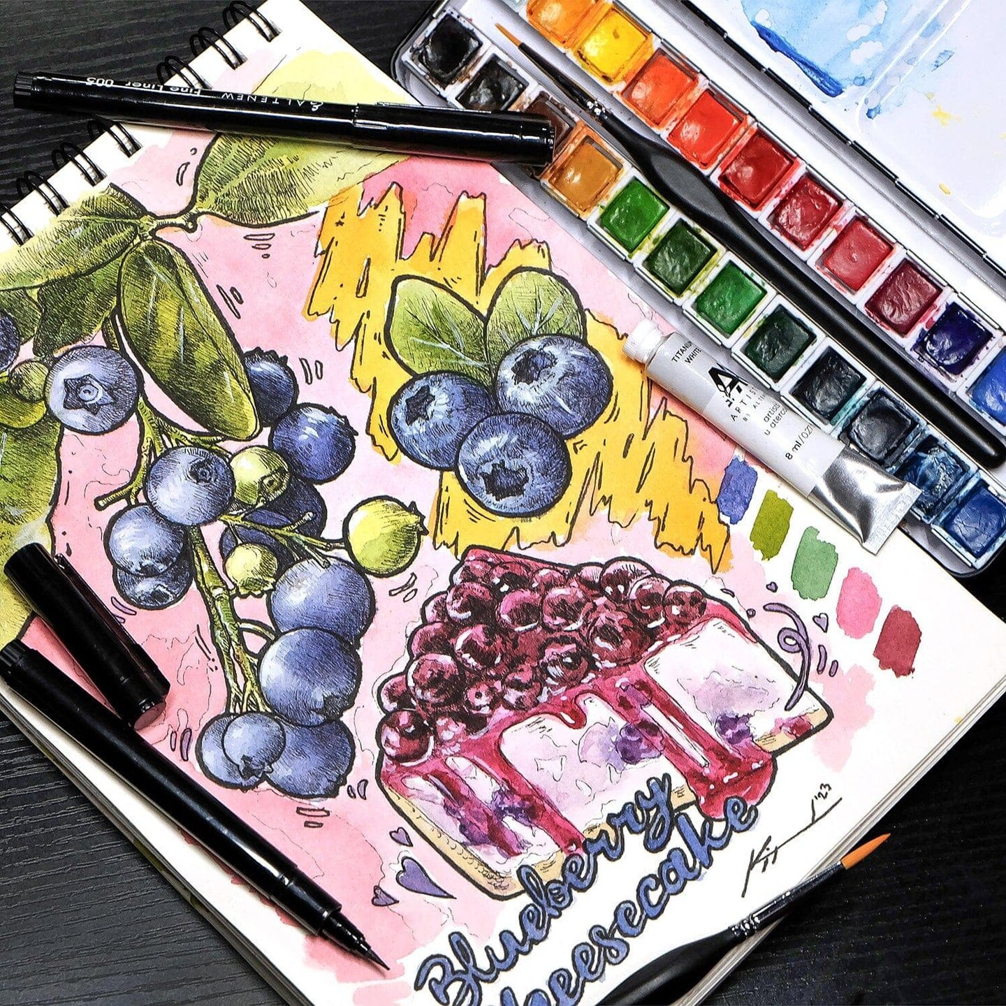 Artists&#x27; Watercolor Tube - Titanium White - (PW.6)
