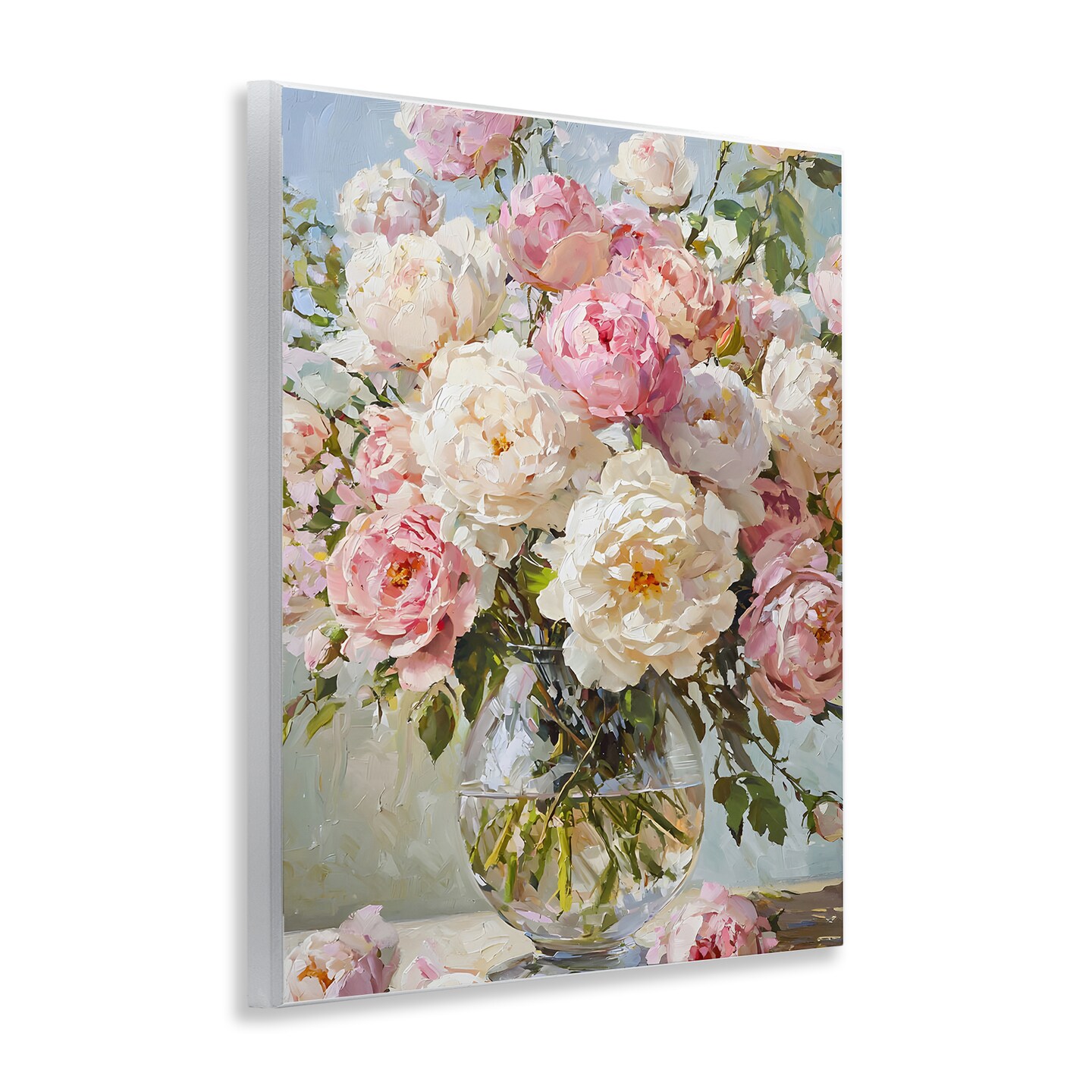 Stupell Industries White & Pink Roses Wall Plaque Design by Franklyn Gregory