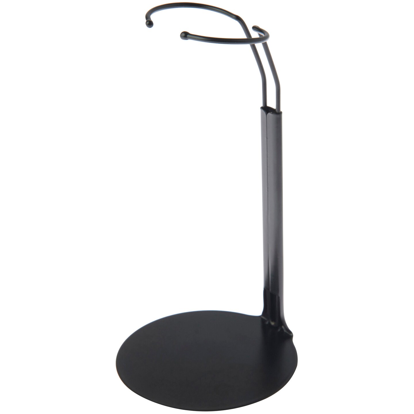 Plymor DSP-5175B Black Adjustable Doll Stand, fits 10, 11, and 12 inch Dolls or Action Figures, Waist is 1.75" - 2.25" wide, 5" - 6" around