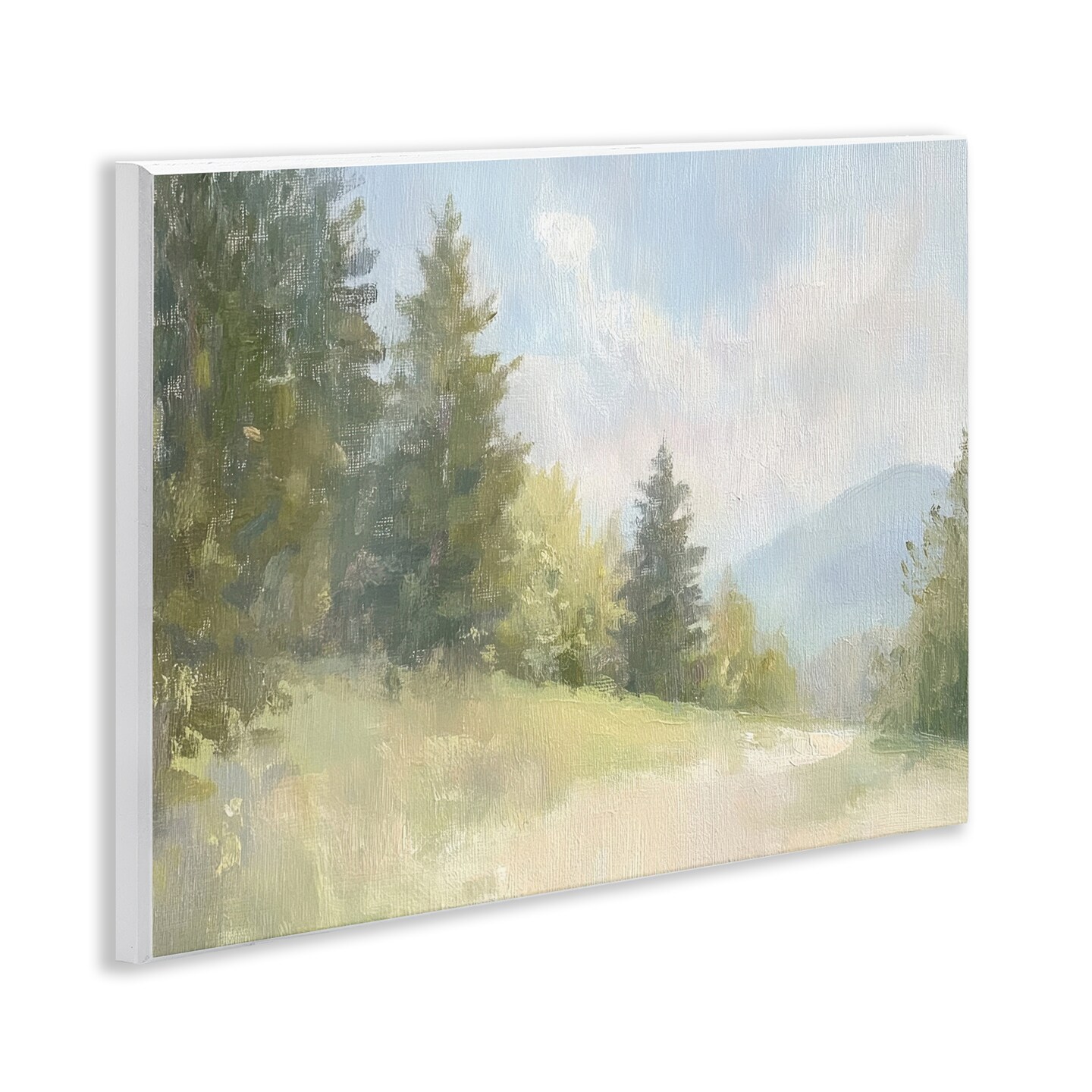 Stupell Industries Meadow Of Green Landscape Wall Plaque Design by Petal Prints Design