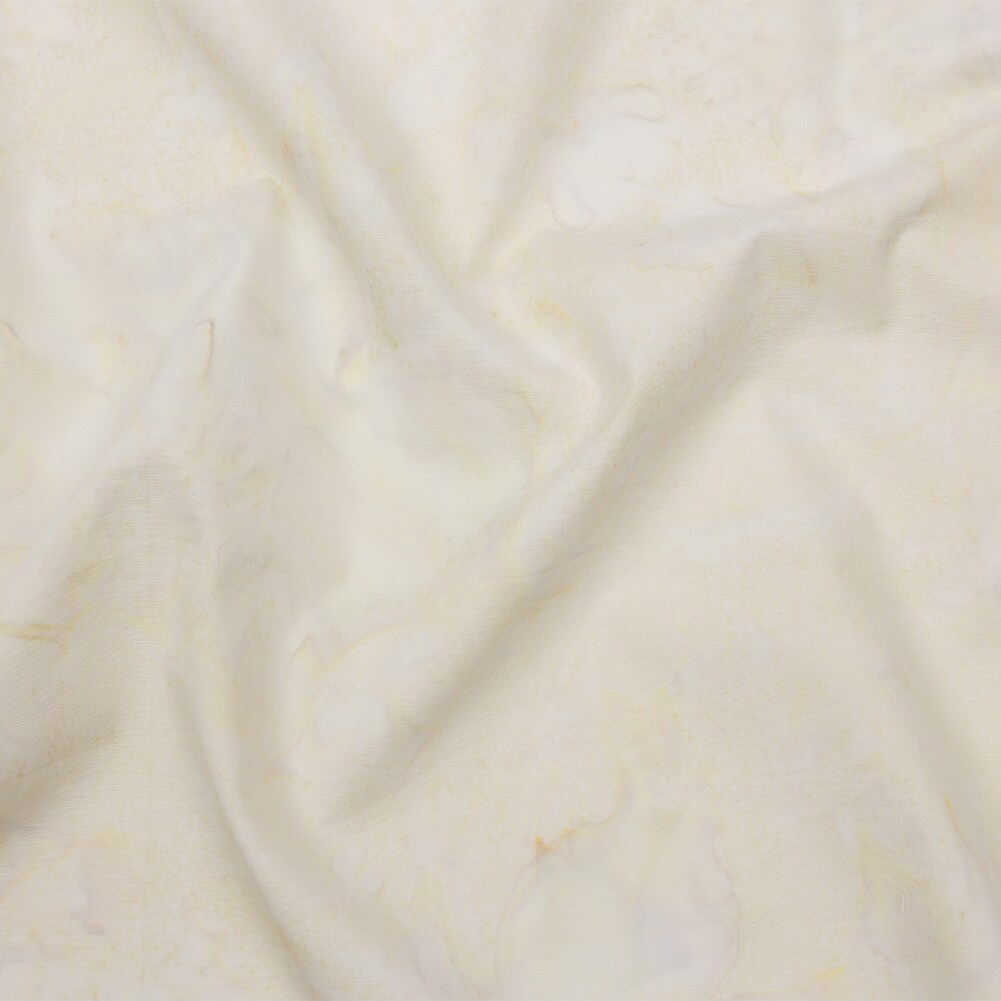 1 Yard Island Batiks Foundation Basics Cream Abstract Quilting Cotton Fabric
