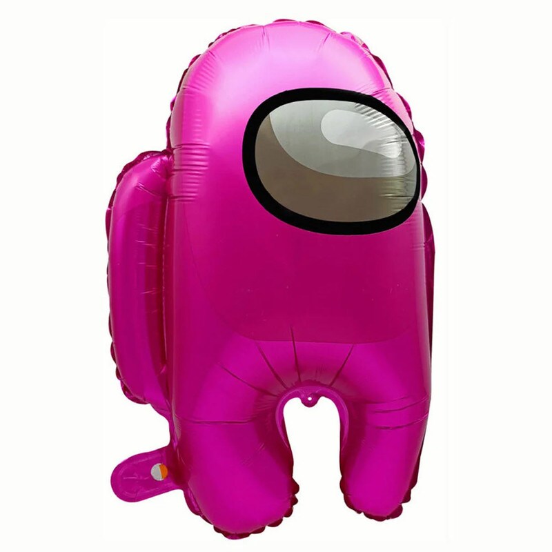 Among Us Crewmate Pink Foil Mylar Balloon 22&#x22;
