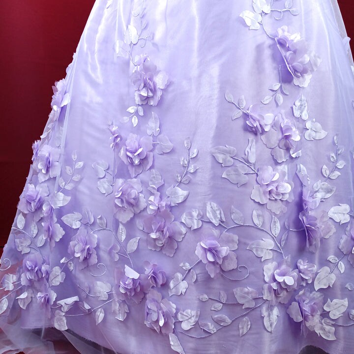 1 Yard 3D Floral Lace Fabric Embroidered on 100 Percent Polyester Soft Tulle Net Mesh White 60 inch Width