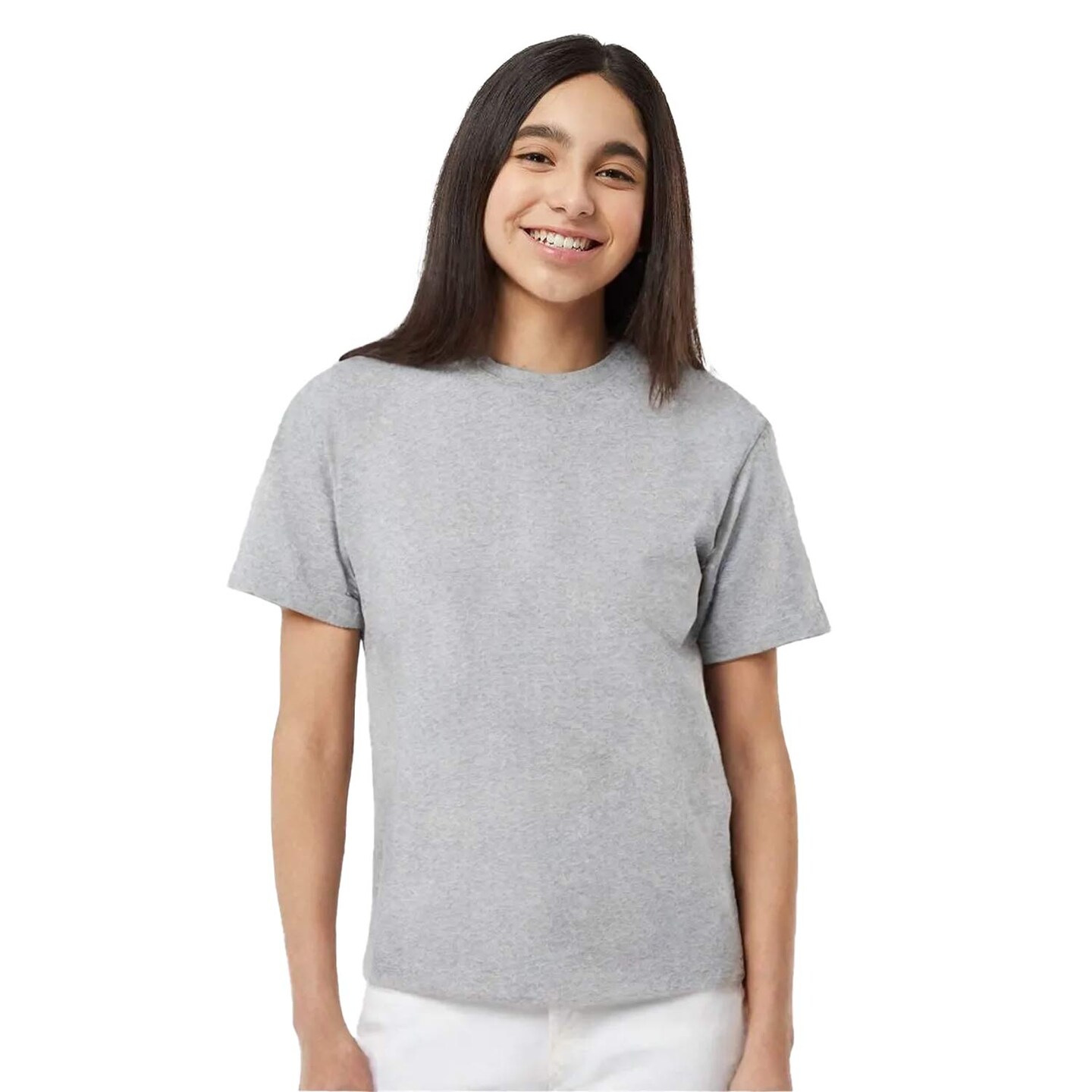 Youth Soft Touch Crewneck T-Shirt for School, Sports & Everyday Casual Wear