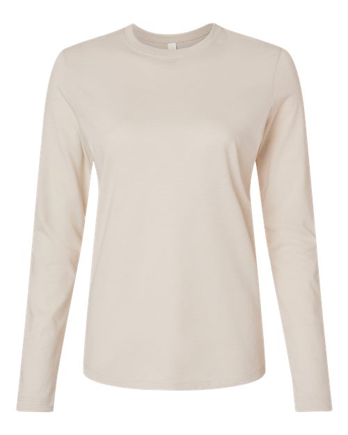 BELLA + CANVAS Women’s Jersey Long Sleeve Tee for Casual Layering & Custom Printing.