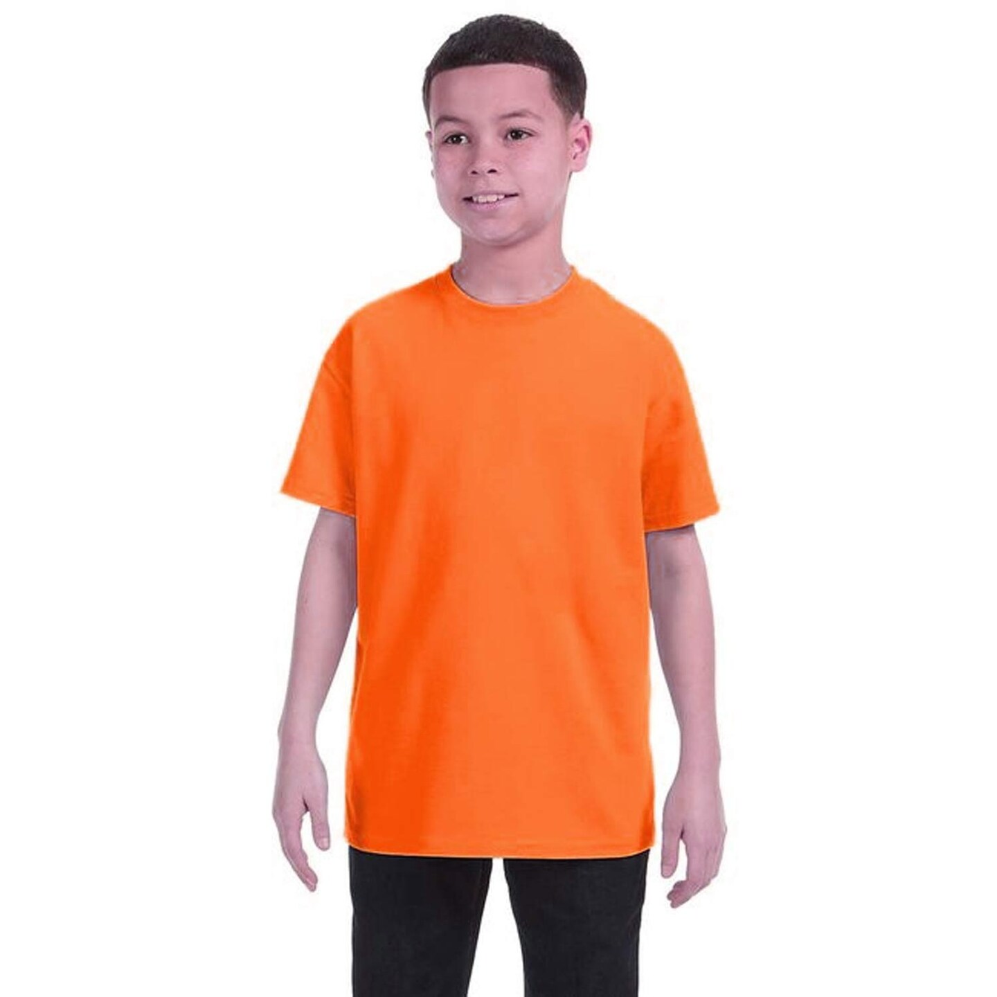 Gildan Heavy Cotton Crewneck Short Sleeve Youth T-Shirt for School Wear & Sports