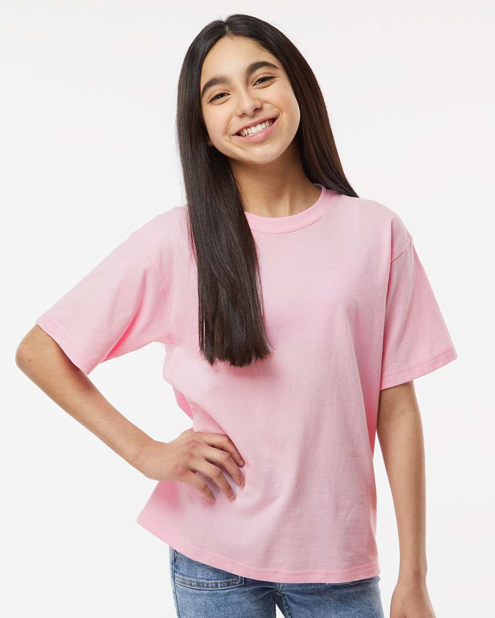 Youth Soft Touch Crewneck T-Shirt for School, Sports & Everyday Casual Wear