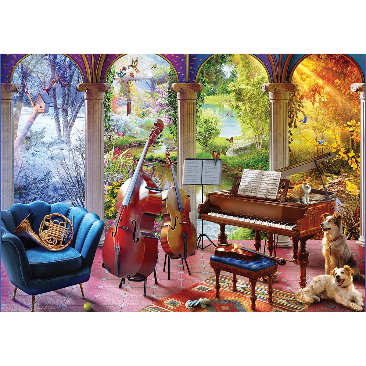 Eurographics The Four Seasons of Music Jigsaw Puzzle