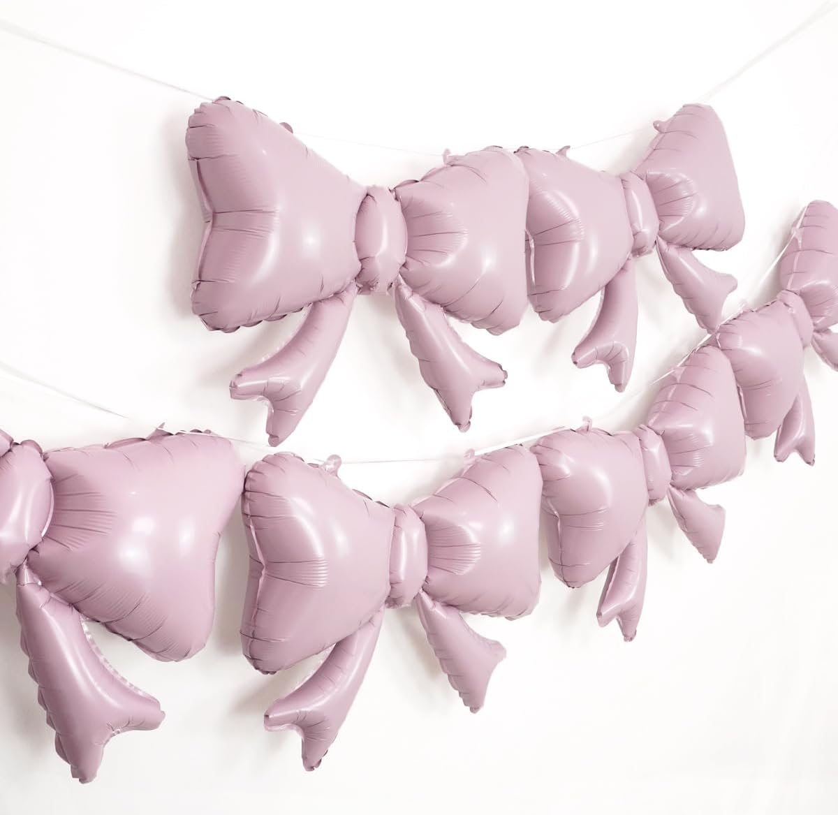 Jumbo 35'' Pink Bow Balloons - 6 Pack Polka Dot Foil Balloons For Birthday, Wedding & Mouse Party Decor - View #7