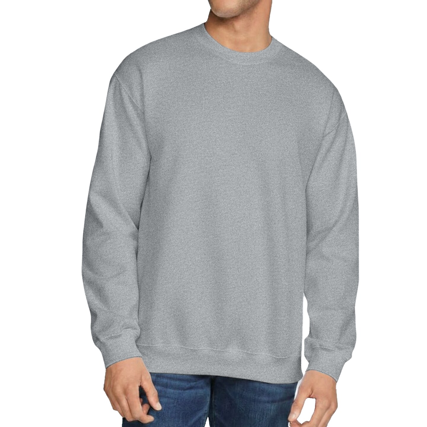 Gildan Softstyle Crewneck Sweatshirt, 80/20 Cotton Blend, Print-Ready Fleece