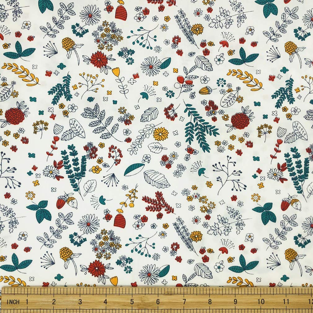 12 x 12 inches Print Cotton Precut Craft Fabric Bundle Squares for DIY Sewing Scrapbooking,Quilt Fabric Squares for Masks (30cm x 30cm) 28Pcs