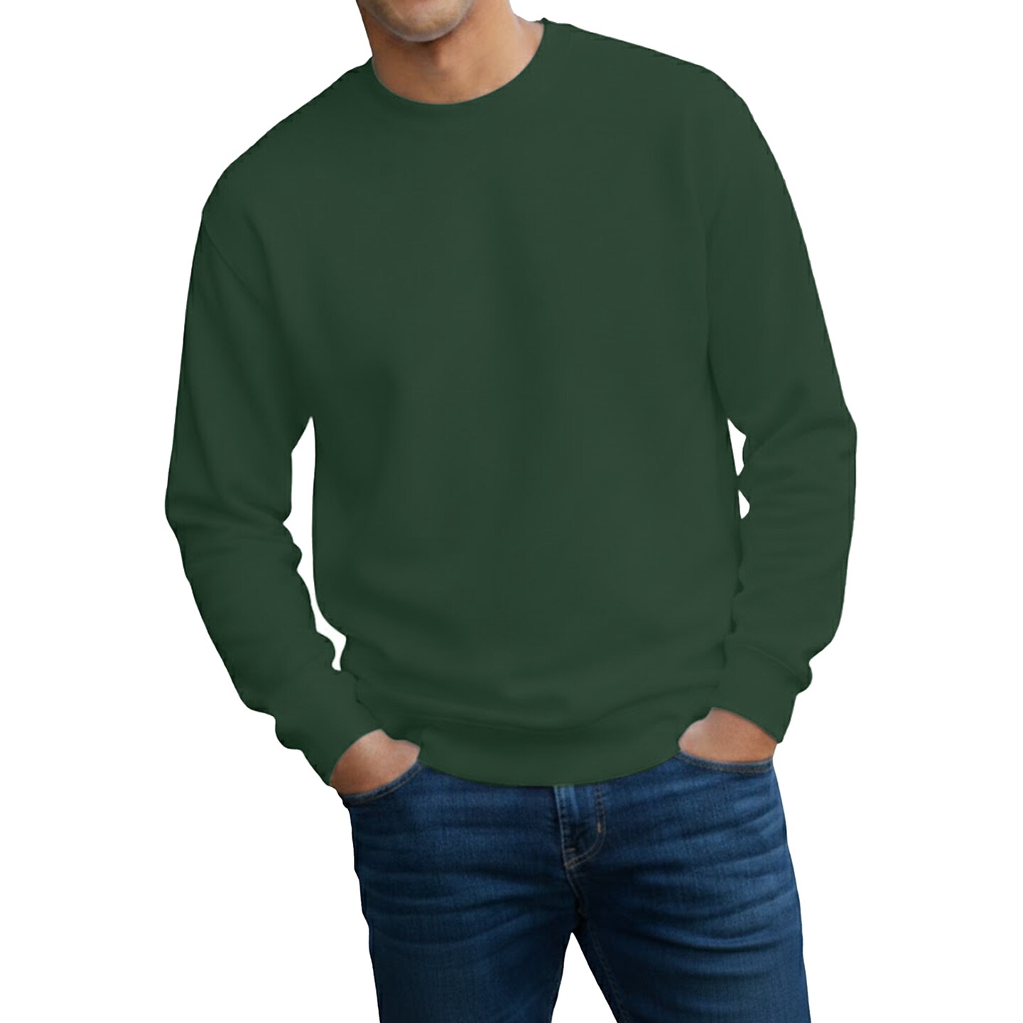 Gildan Softstyle Crewneck Sweatshirt, 80/20 Cotton Blend, Print-Ready Fleece