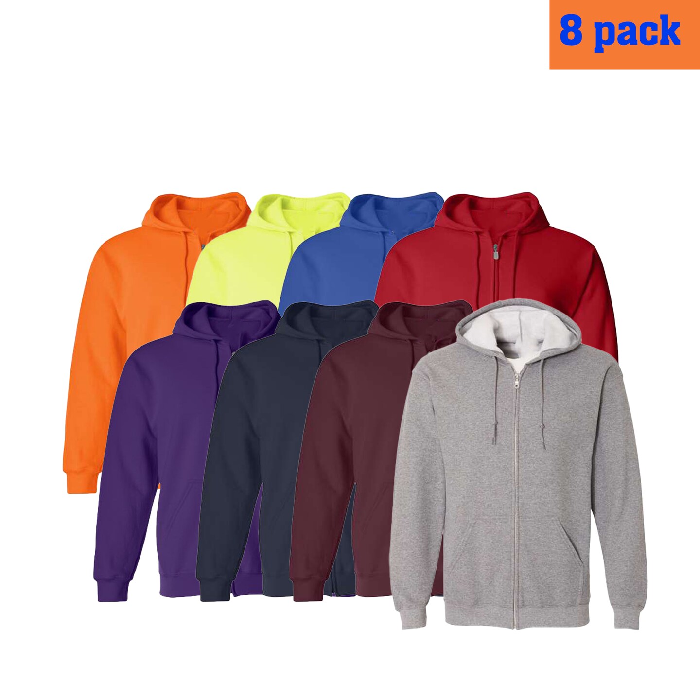 Gildan Adult Heavy Blend Hooded Sweatshirt, Winter Full-Zip