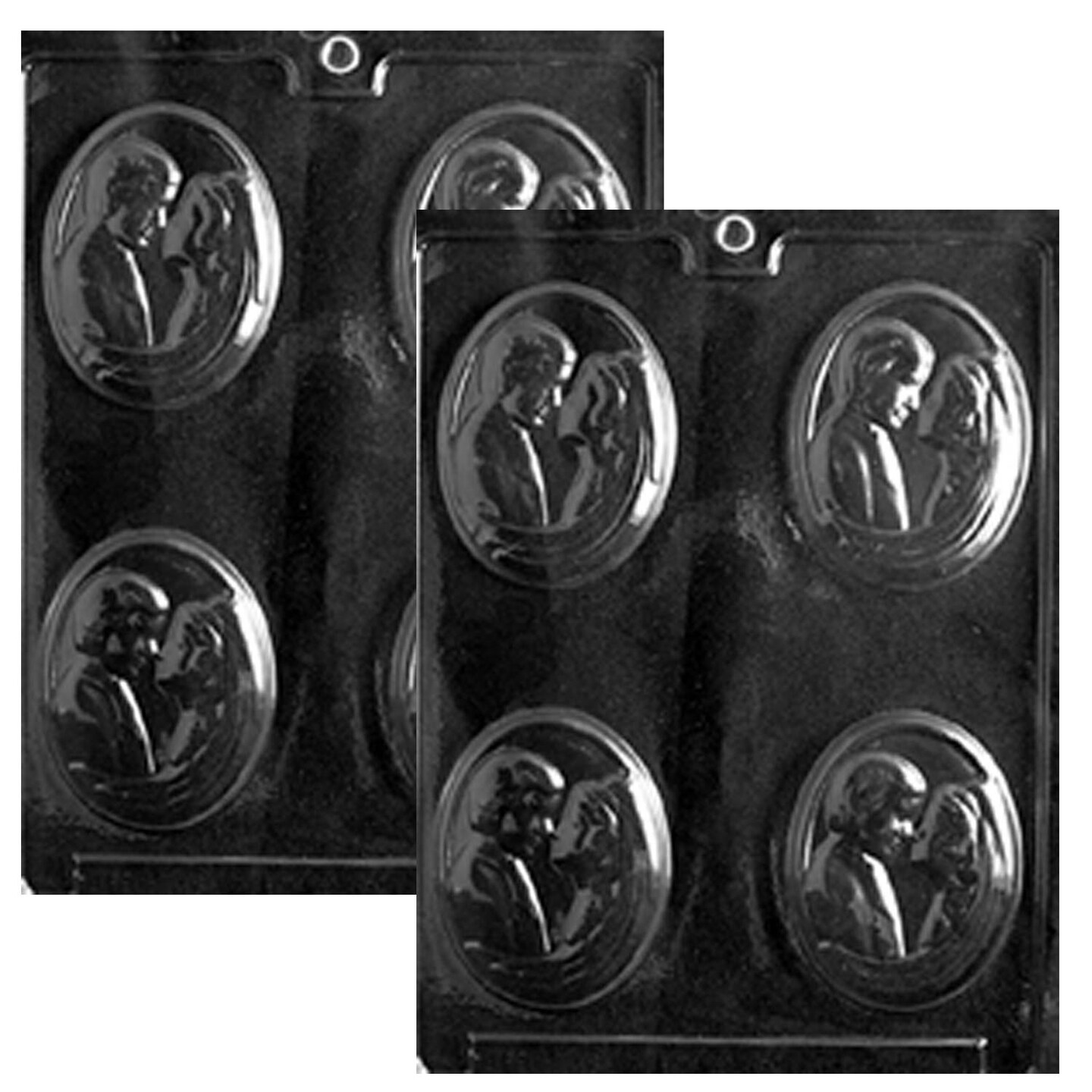 Bride Groom Medallion Chocolate Mold