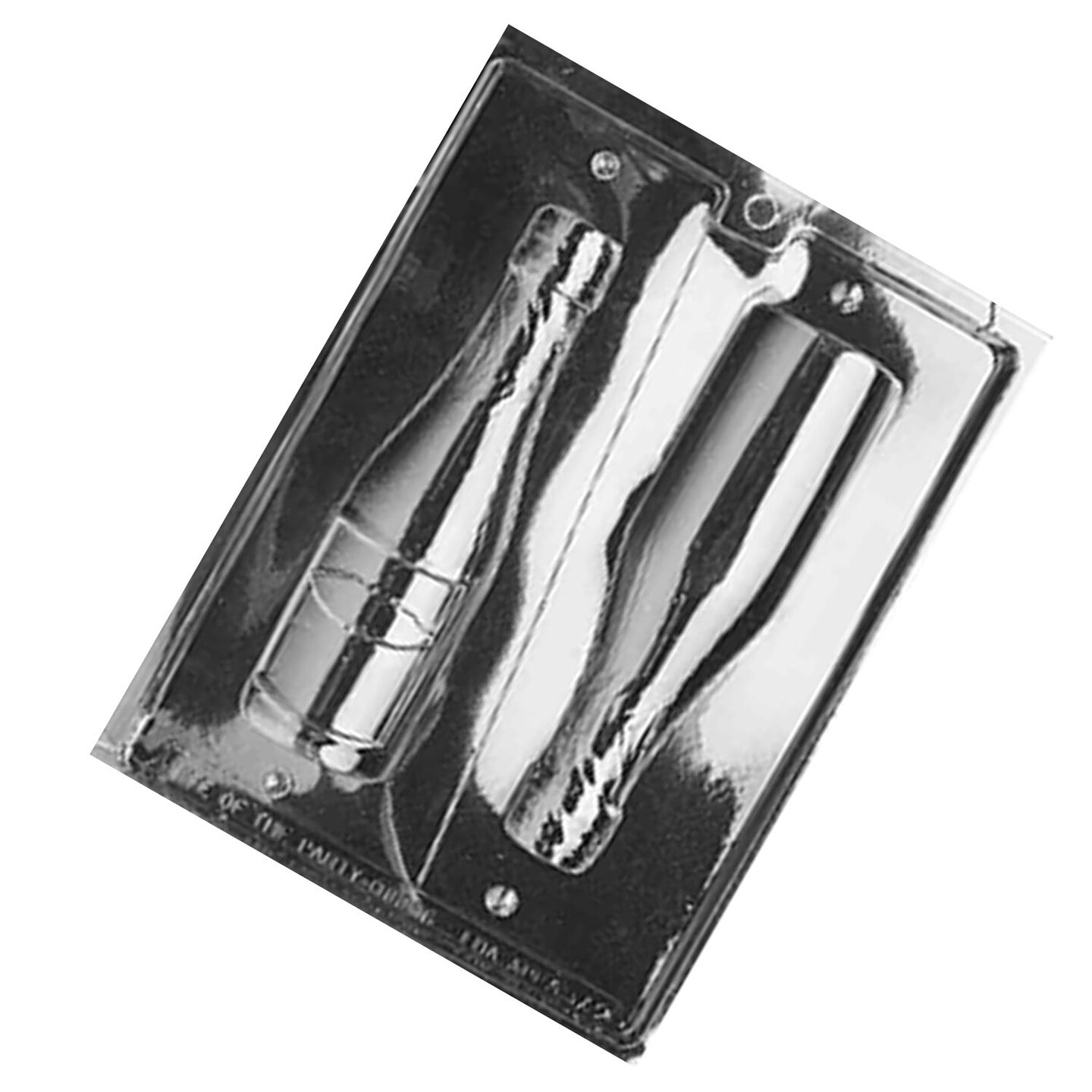3D Large Champagne Bottle Chocolate Mold