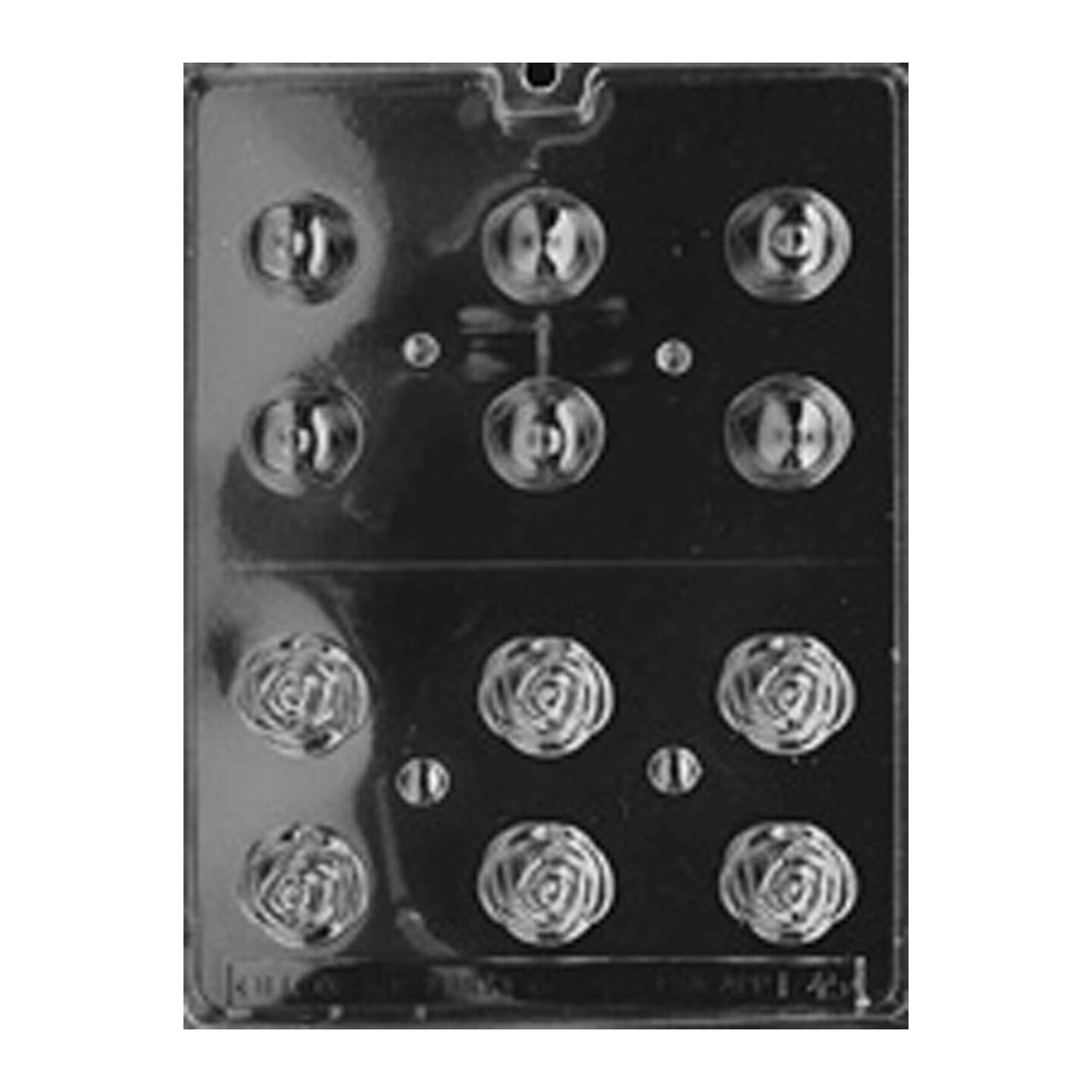 3D Small Rose Mold for Elegant and Detailed Rose Shaped Chocolates and Treats