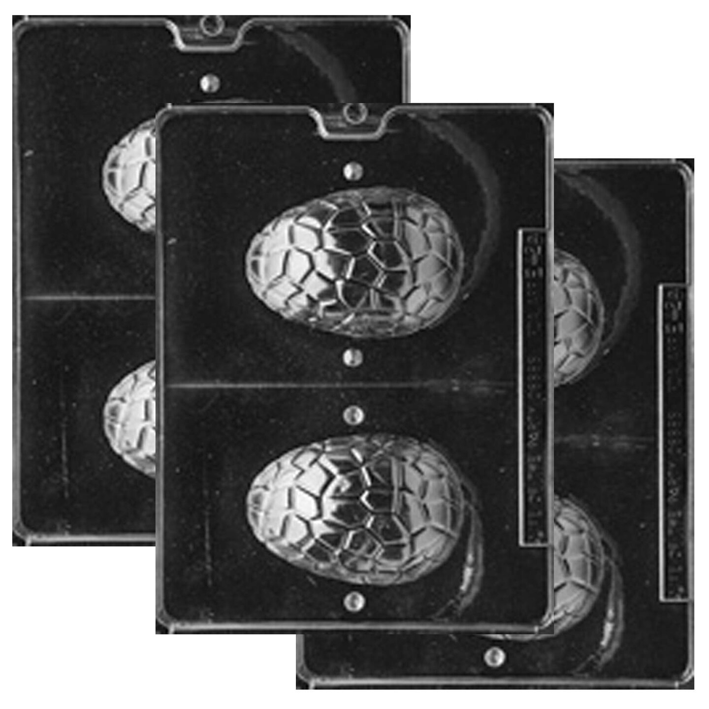 3D Cracked Egg Chocolate Mold