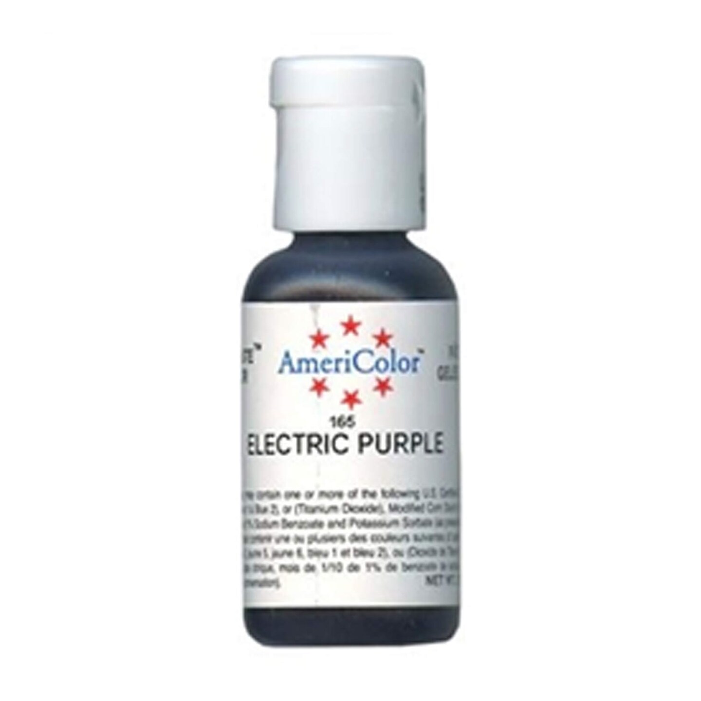 Electric Purple Soft Gel Paste Food Color for Icing and Toppings 3/4 Ounce