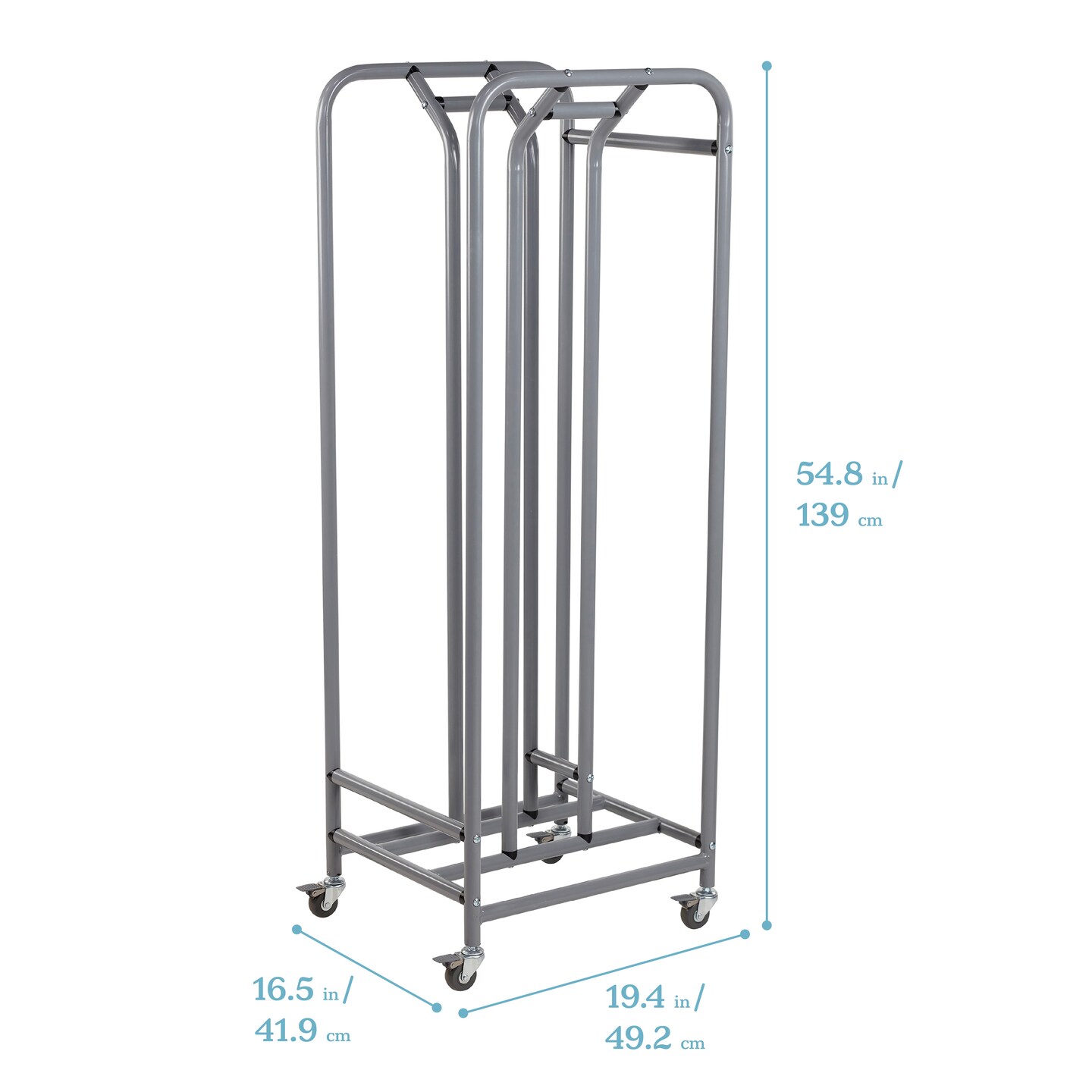 The Surf Portable Lap Desk with Mobile Storage Rack, Flexible Seating, 30-Piece