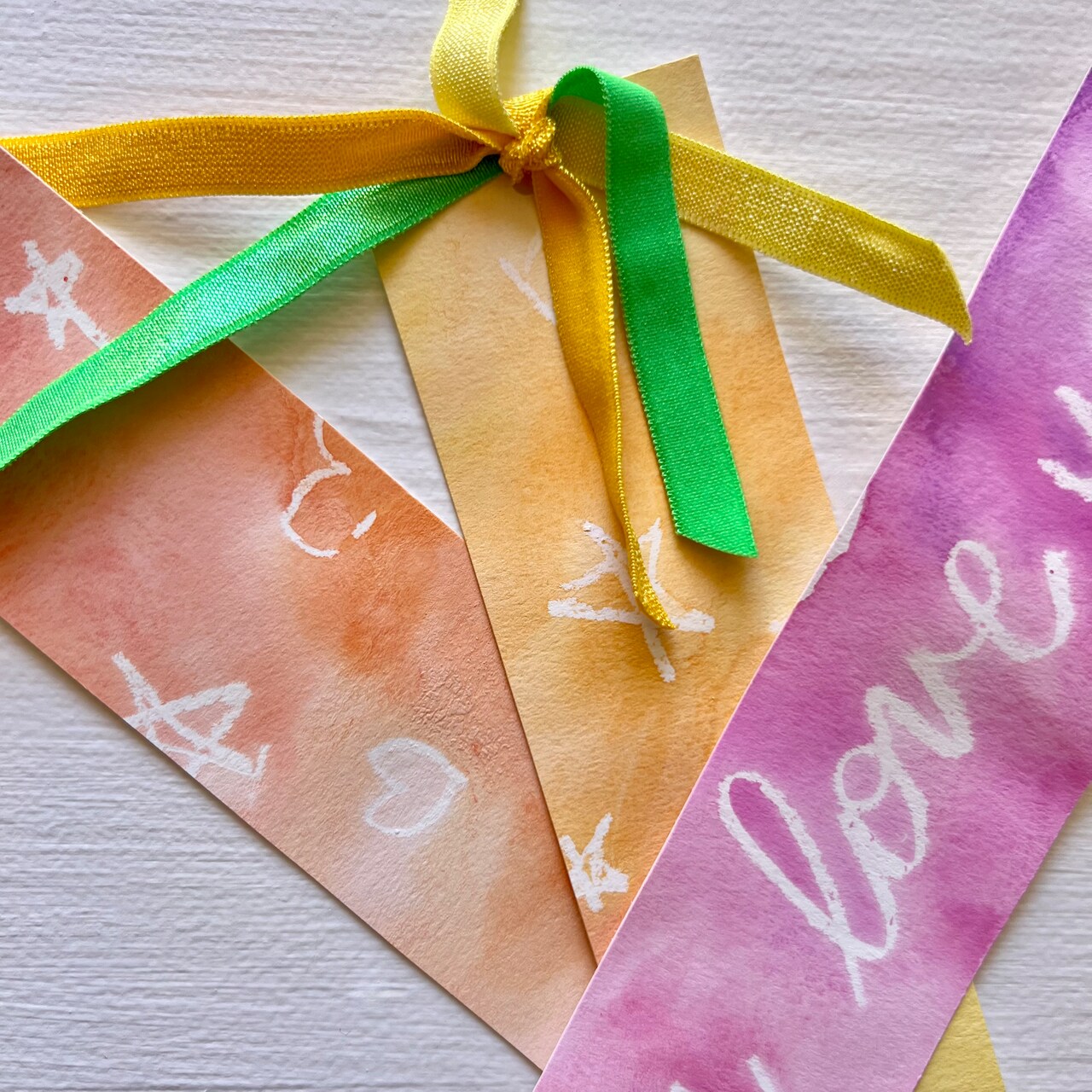 Kids Club: Watercolor Resist Bookmarks