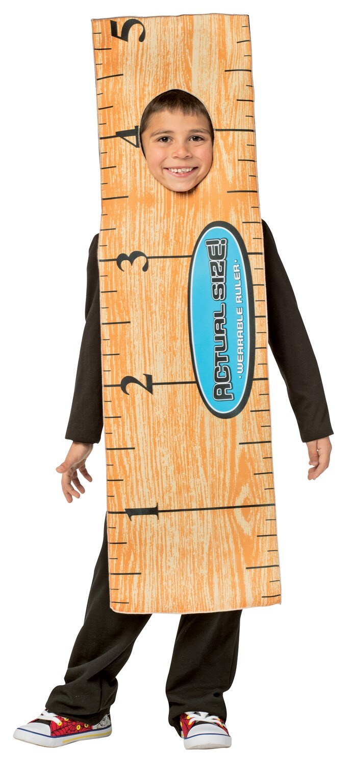 Number Ruler Costume Ruler Kids Costume, Child Size 7-10 | Michaels