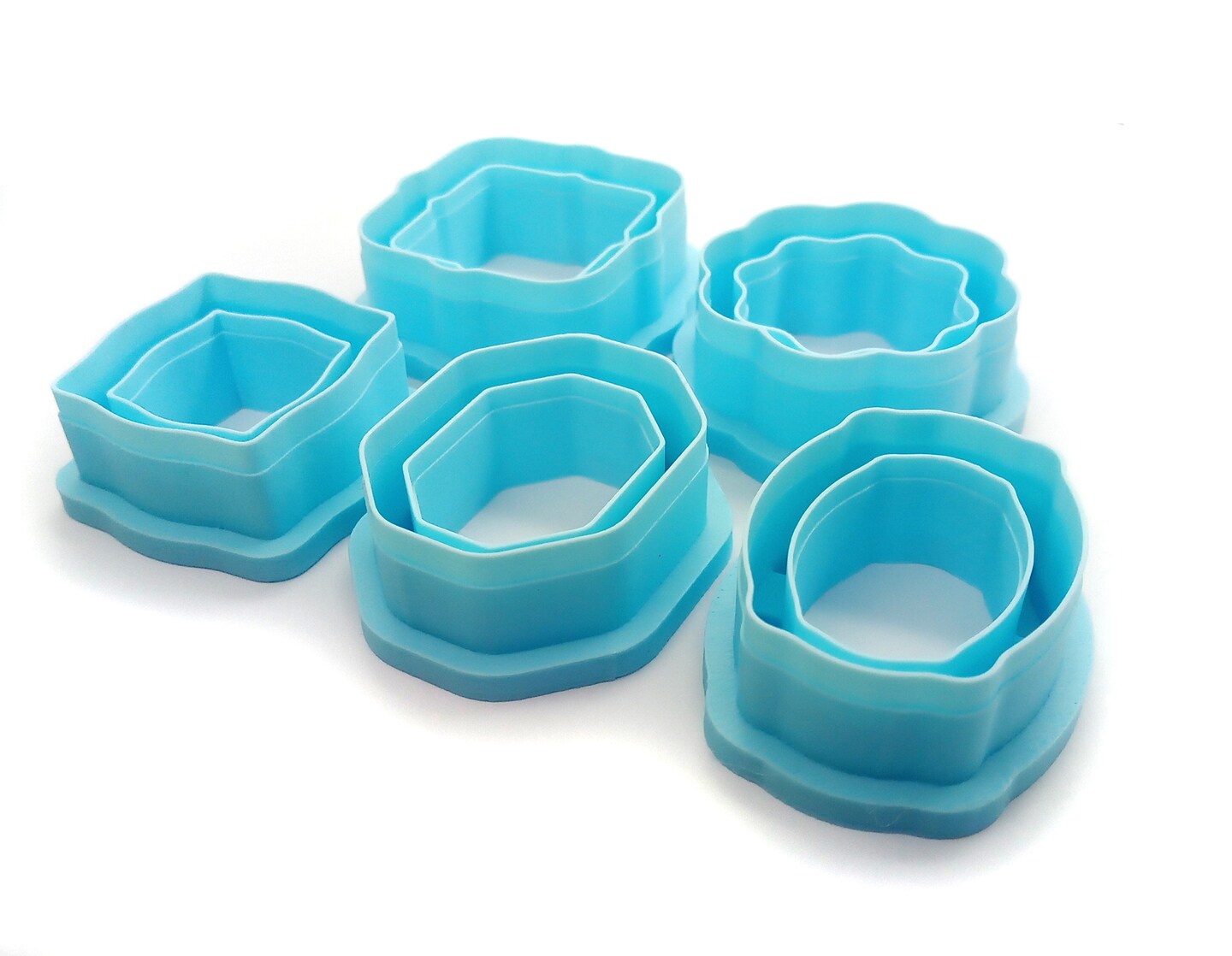 Small Frames Clay Cutter Set, 5 Frame Shapes, Adorabilities