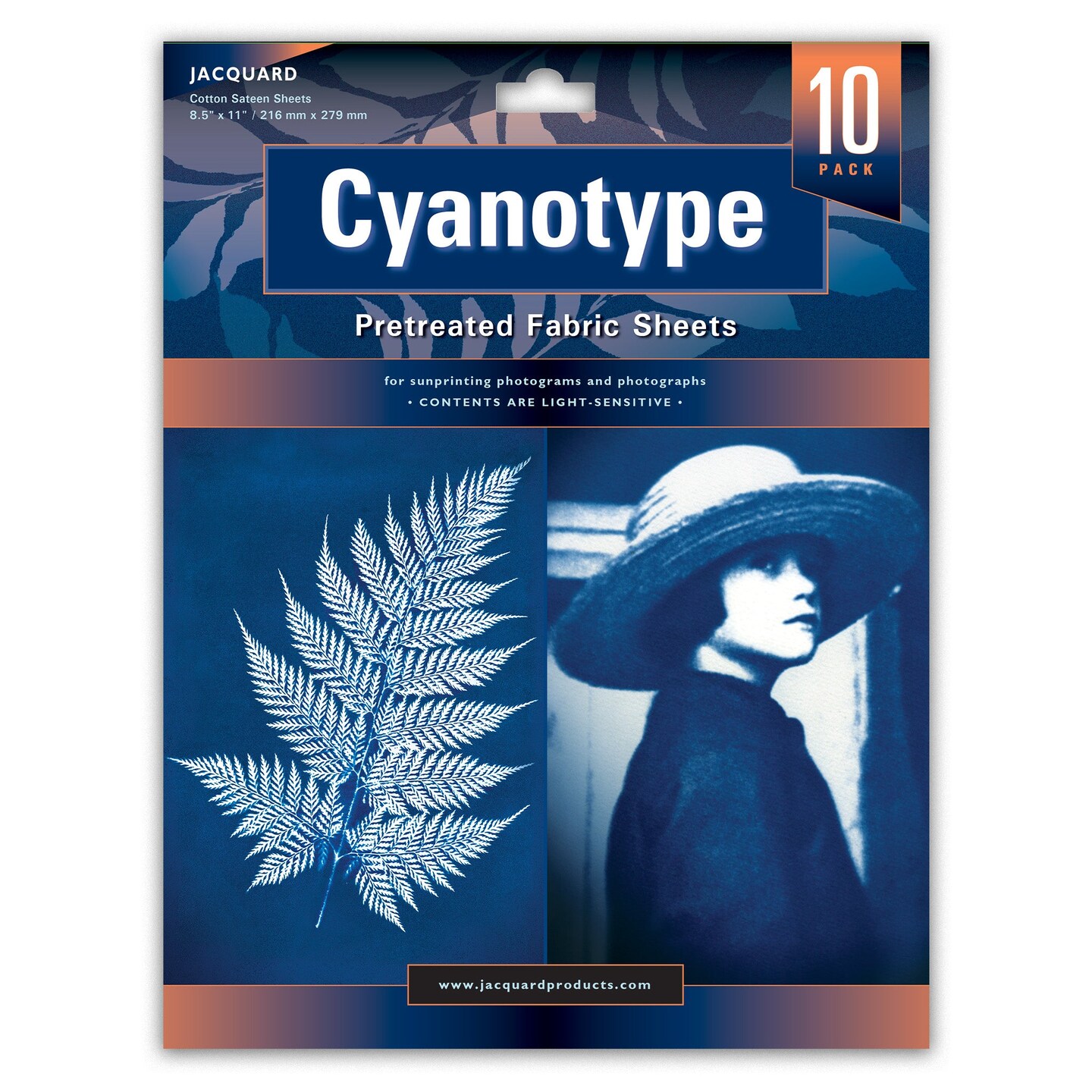Cyanotype Fabric Sheets - 10 pack