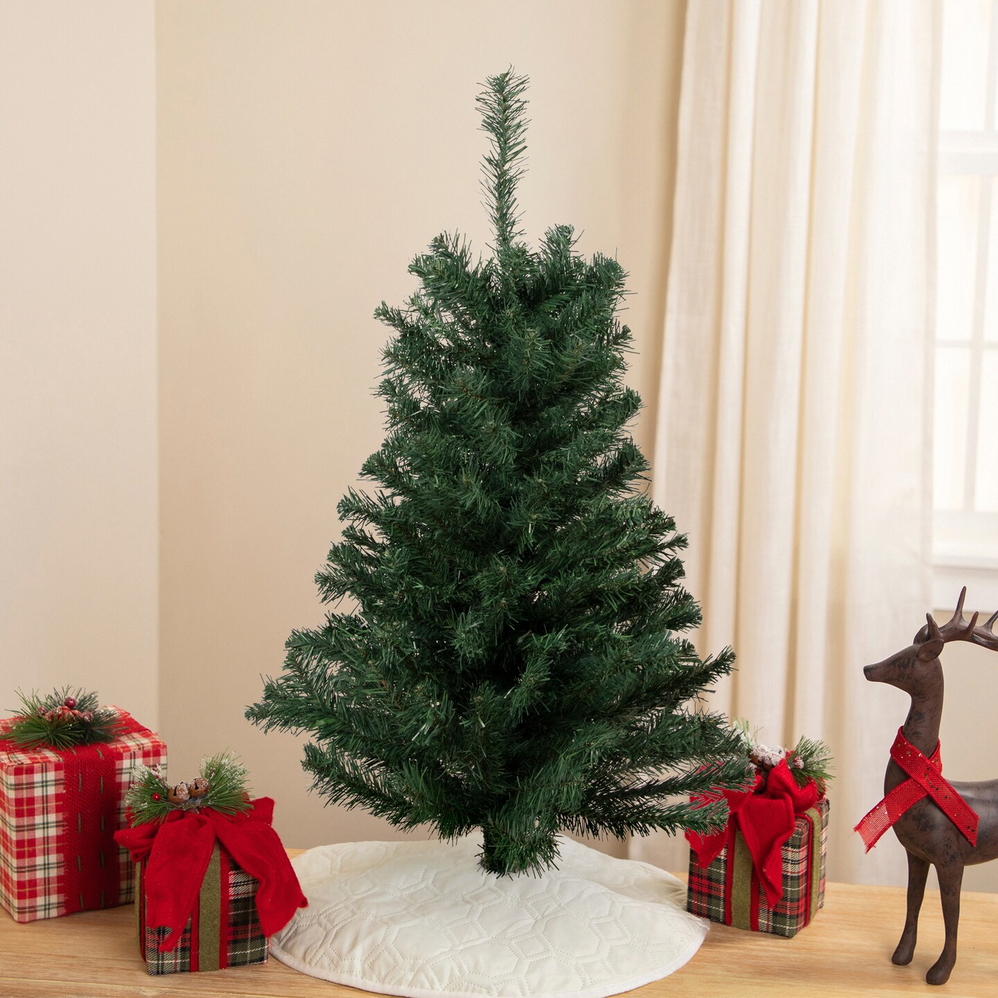 Northlight Medium Blackwater Fir Artificial Christmas Tree - 2' - Unlit