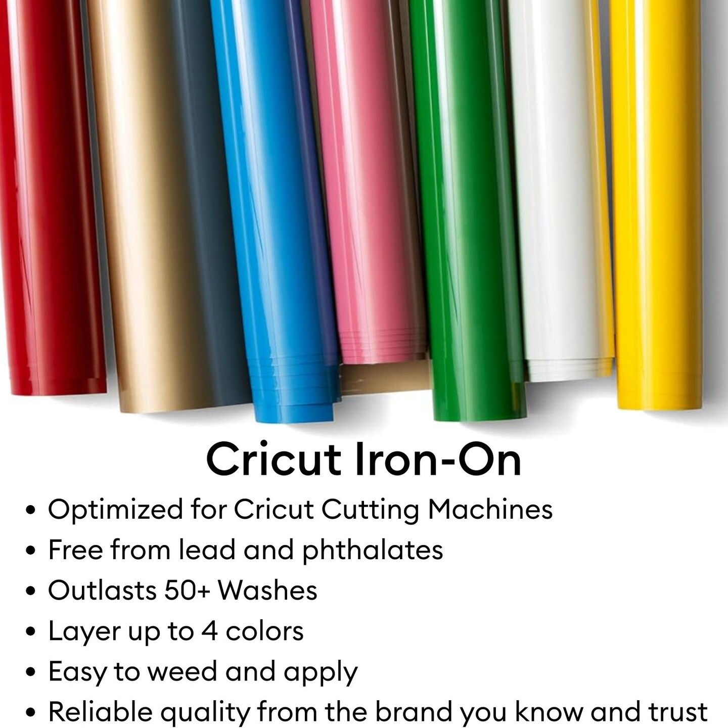 Cricut Explore 4 Electric Cutting Machine with Vinyl and Iron-On Sheets Bundle