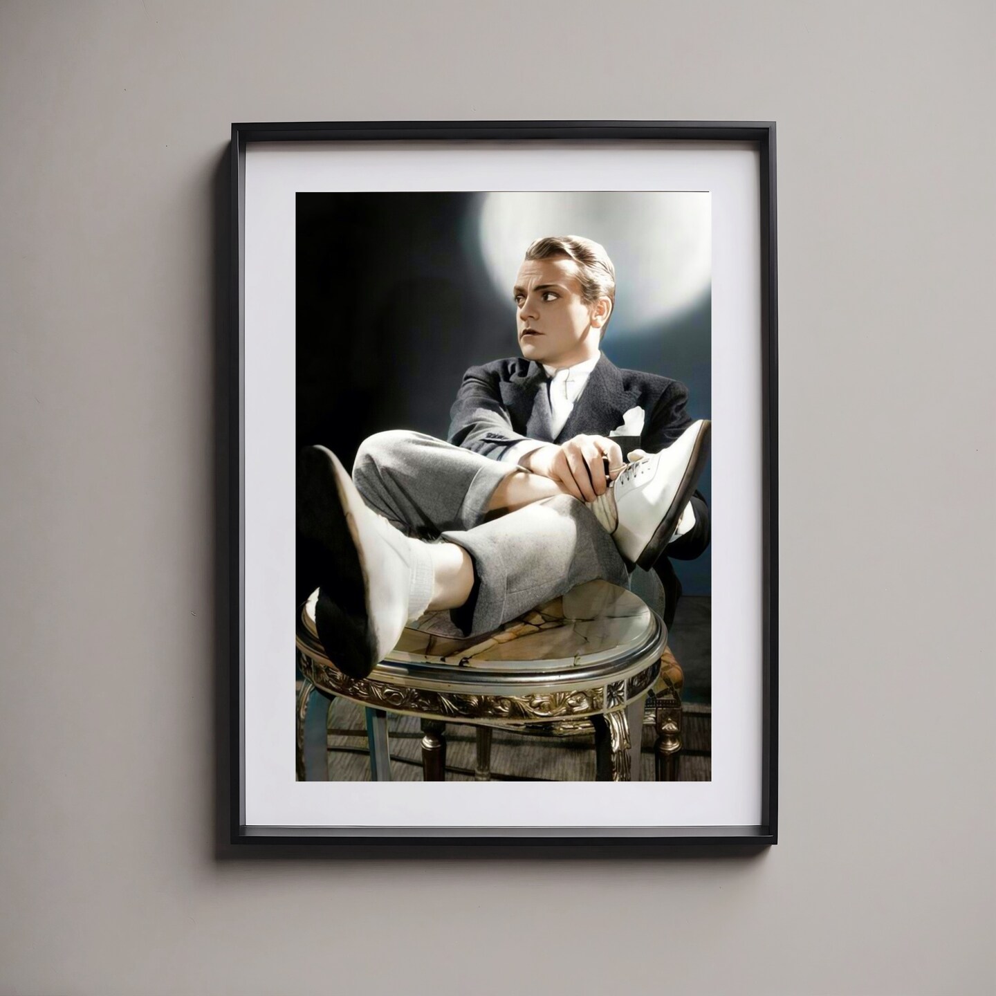 James Cagney studio portrait c. late 1920's, color, multiple sizes