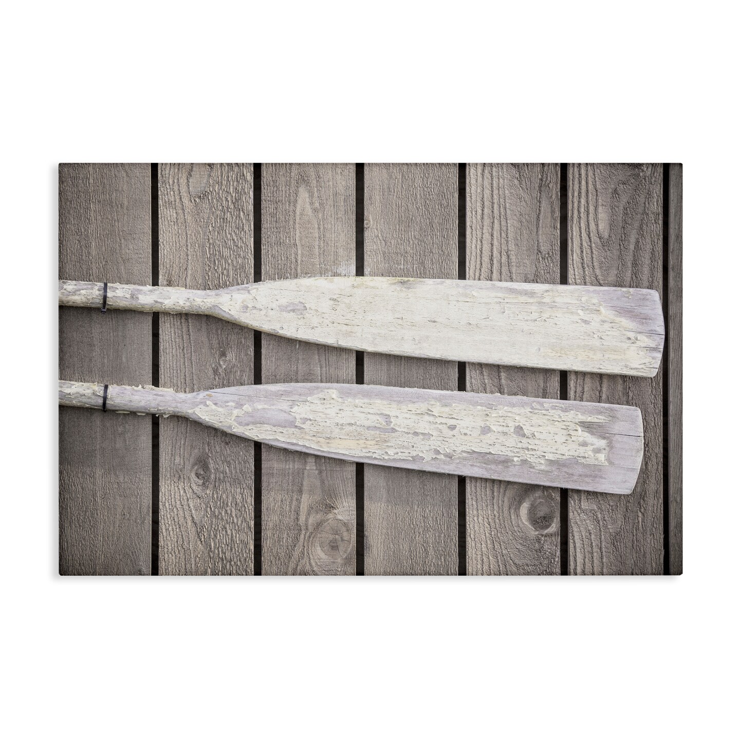 Stupell Industries Rustic Oars Pair Canvas Wall Art Design by Aaron Matheson