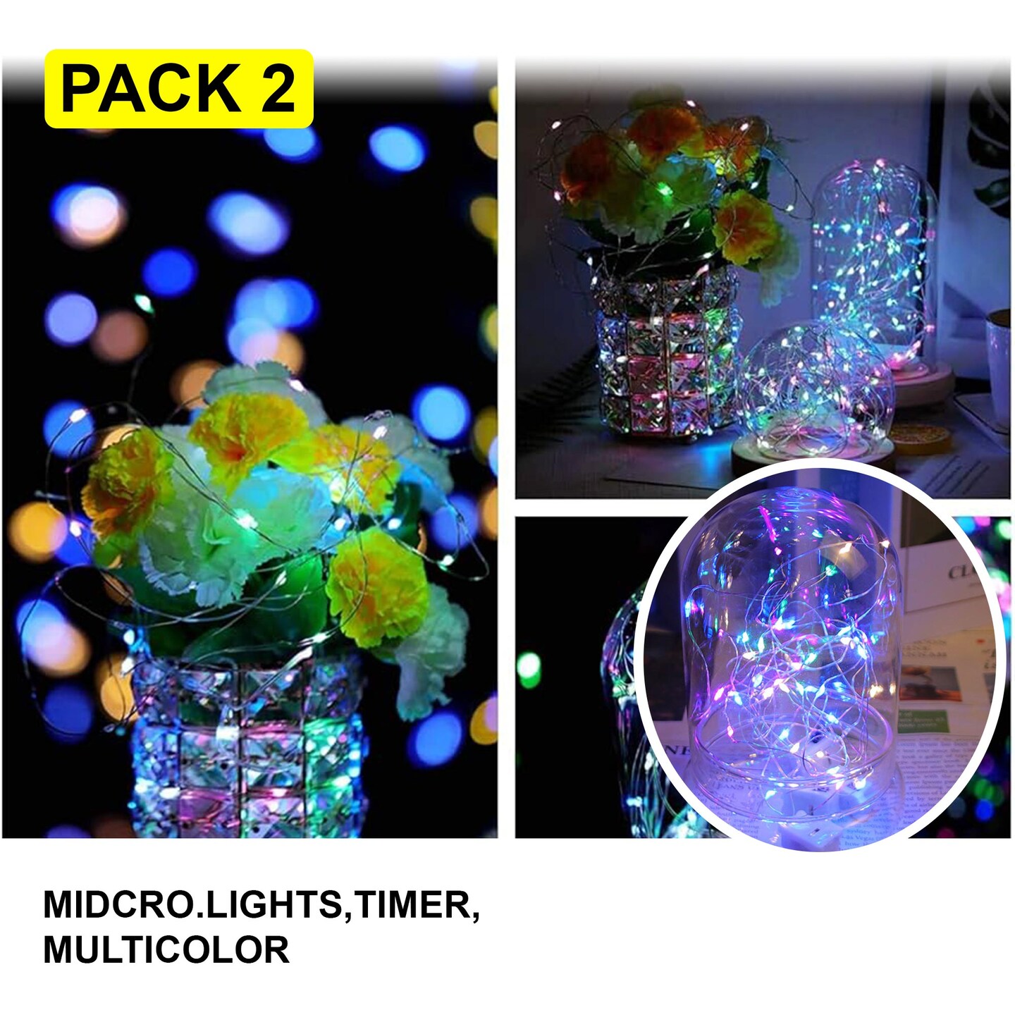 50 LED Christmas Battery Lights
